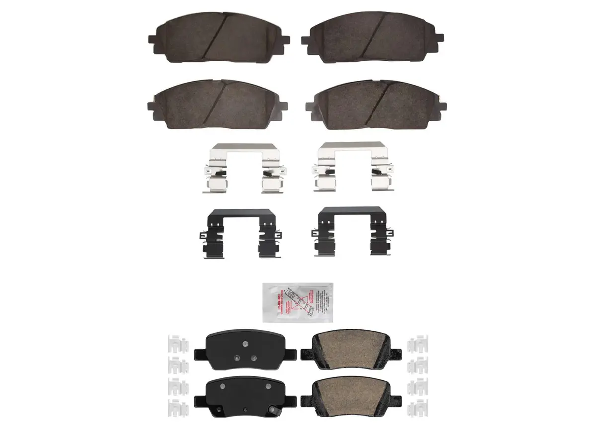 Front Rear Ceramic Disc Brake Pads For Kia Carnival 2022 2023 2024 2025 1