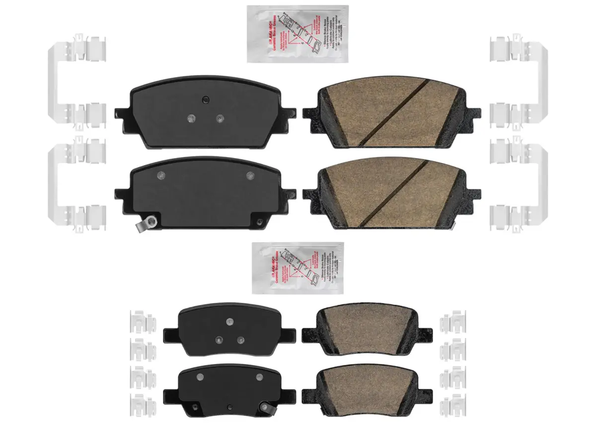 Ame Front & Rear Ceramic Disc Brake Pads For Hyundai Santa Fe 2021 2022 2025 1