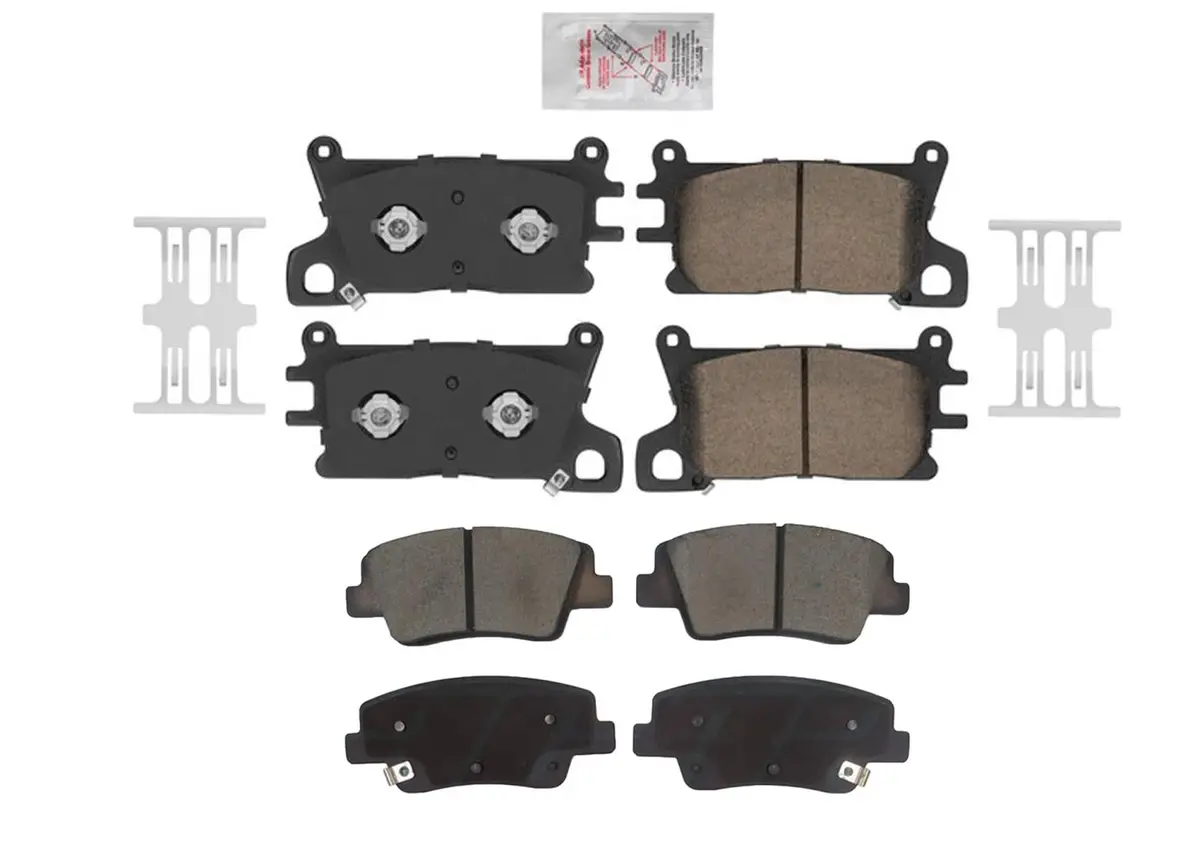 Front & Rear Ceramic Disc Brake Pads For Genesis G90 3.5L 2023-2025 1