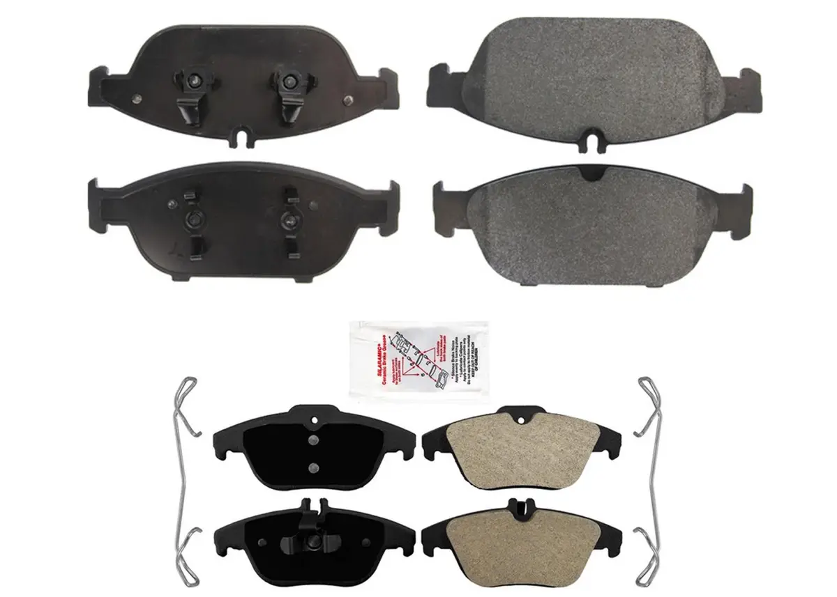 Front Rear Disc Brake Pads For Mercedes Benz E550 2012 2013 2014 Convertible 1