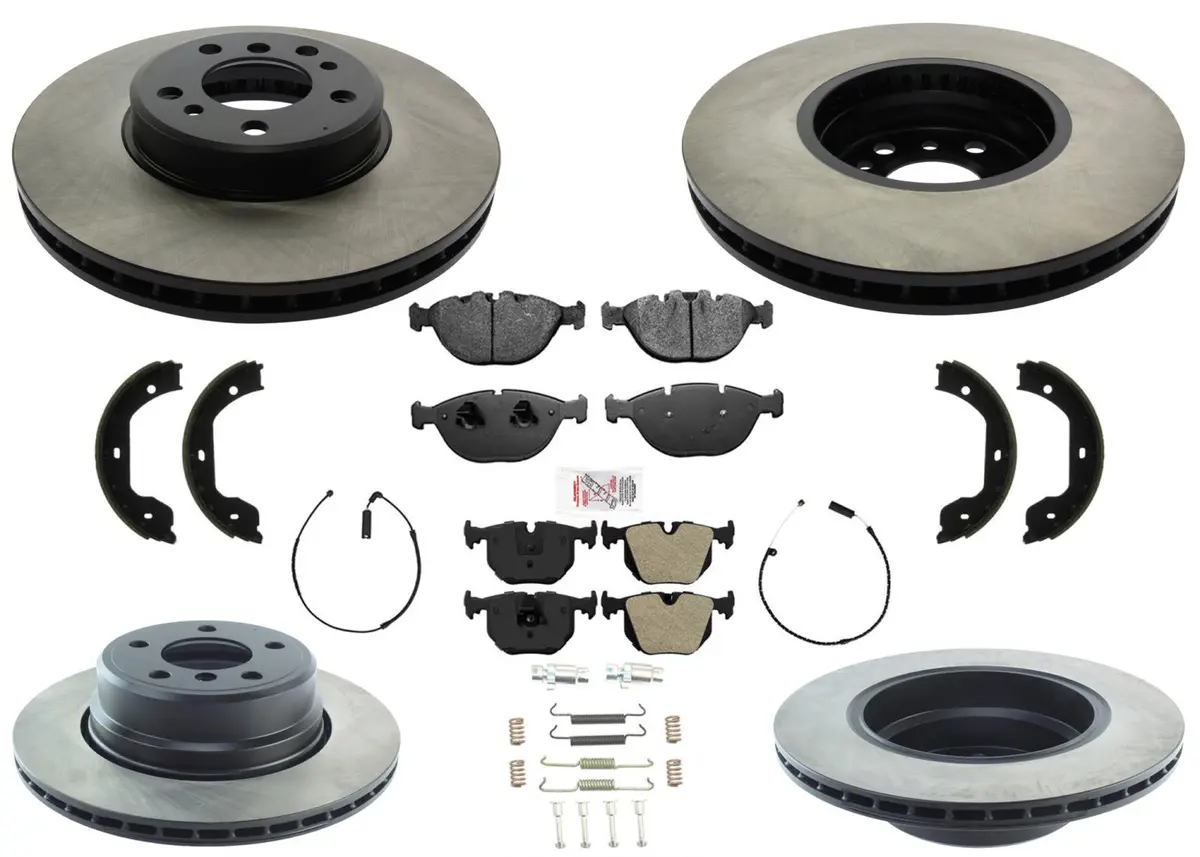 Performance Carbon Disc Brake Rotors Pads For Bmw X5 2002-2006 4.6L 4.8L V8 1