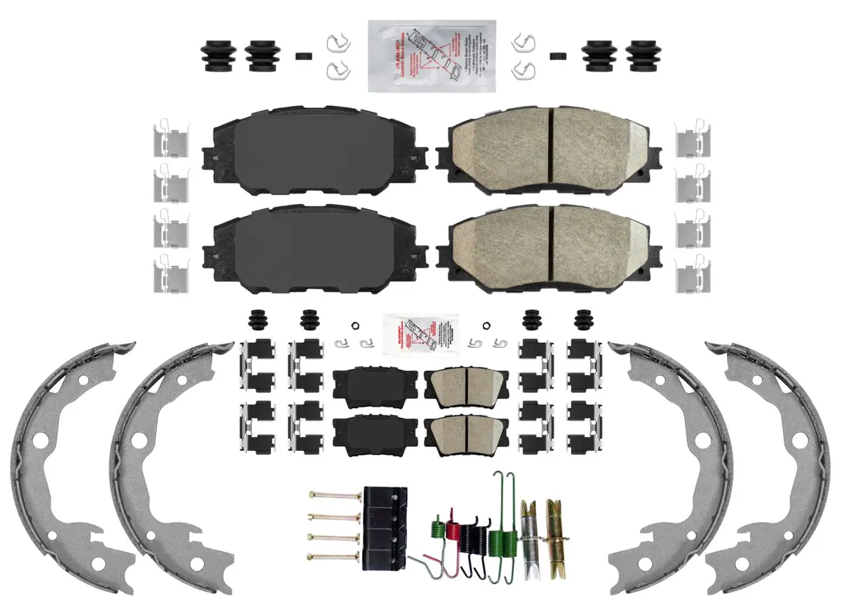 Front & Rear Disc Brake Pads For Toyota Rav4 2006-2018 W/2 Row Seating 275Mm 1