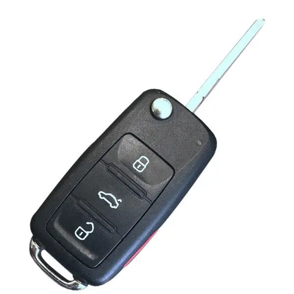 315Mhz 3+1 Buttons Flip Remote Key For 2011-2016 Volkswagen - 5K0 837 202 Ae 2
