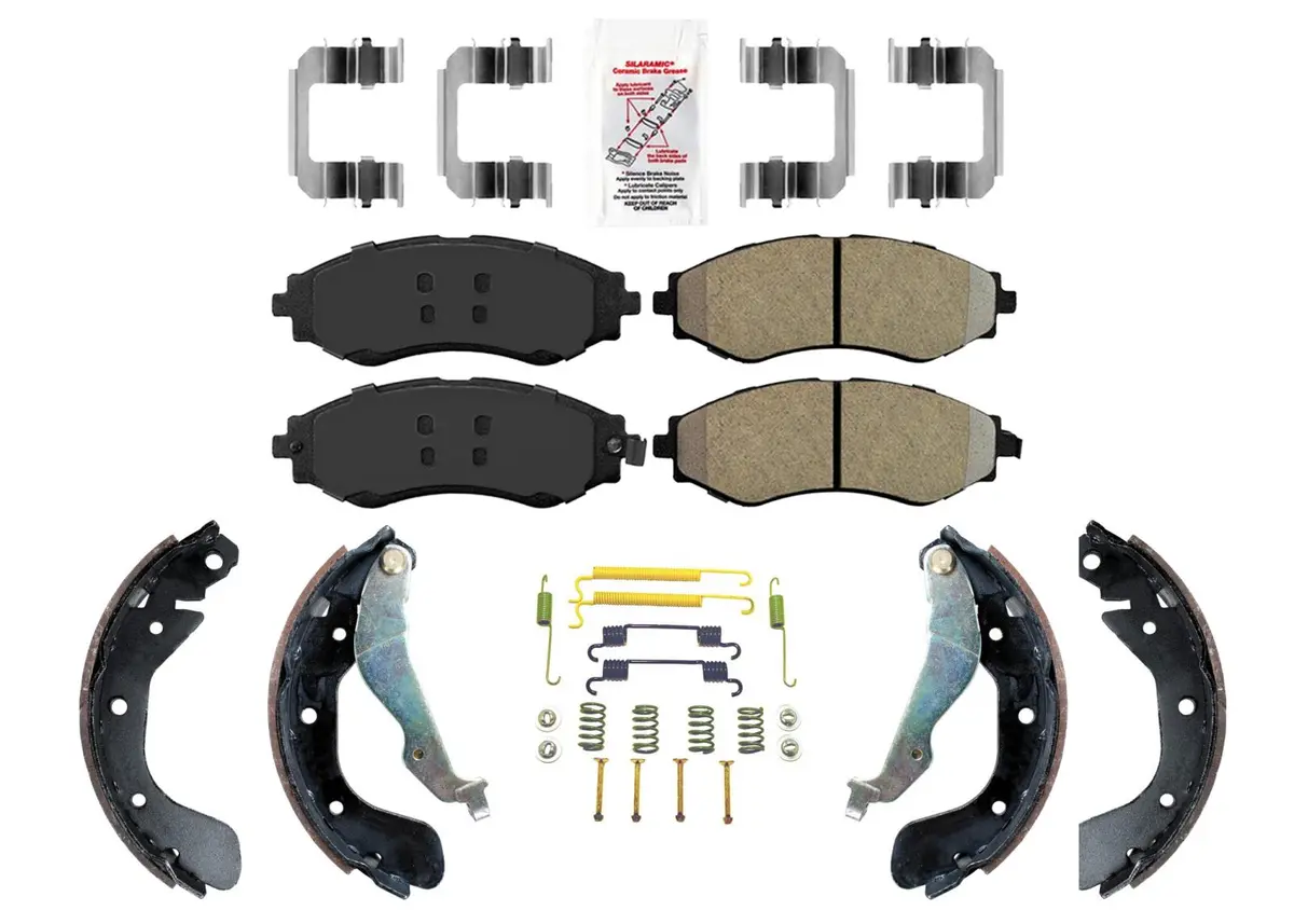 Front Disc Brake Pads Brake Shoes & Hardware For Chevrolet Aveo Aveo5 2004-2013 1