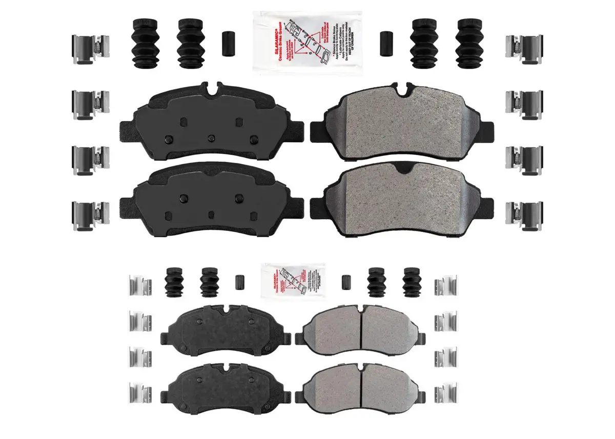 Heavy Duty Fleet Front & Rear Disc Brake Pads For Ford Transit Van 150 2015-2019 1