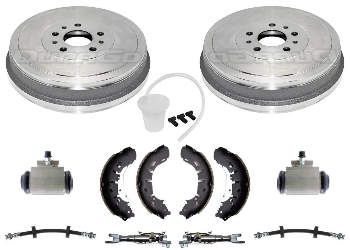 Rear Brake Drums Shoes Wheel Cylinders Brake Hoses For Ram Promaster City 14-22 1
