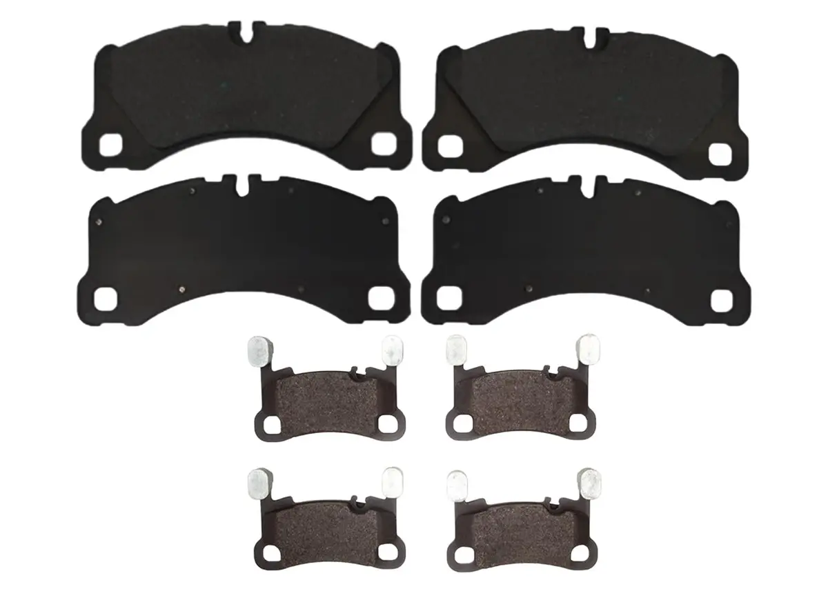Upgraded Front & Rear Disc Brake Pad Set For Porsche Cayenne Base 2019 2020 1