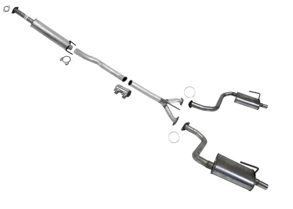 Pipe Resonator Mufflers Dual Exhaust System For Nissan Maxima 2009 2012 2022 1