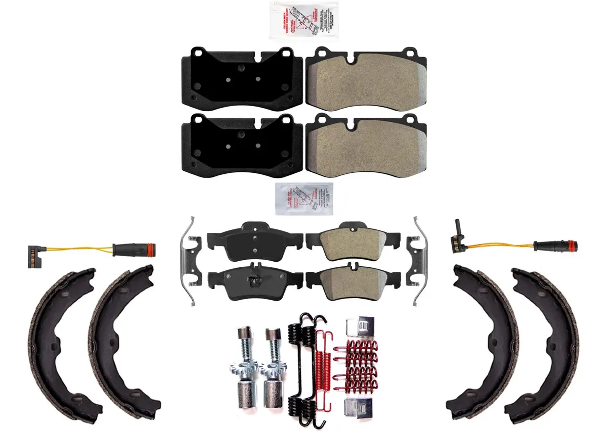 Front & Rear Ame Pads Parking Shoes For Mercedes Benz 07-13 S550 W Sport Package 1