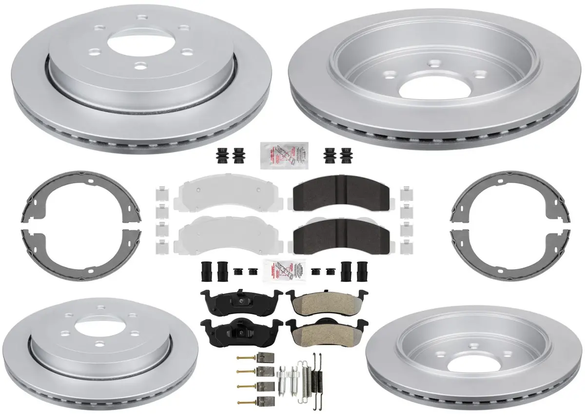 Heavy-Duty Off-Road Disc Brake Rotors & Pads For Ford Expedition 2010 2015 2017 1