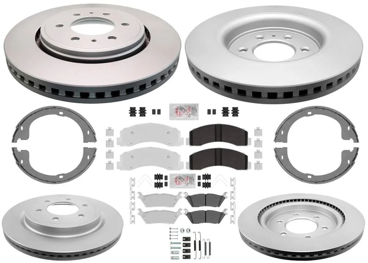 Heavy-Duty Off-Road Disc Brake Rotors Pads For Ford Expedition 2018 2020 2021 1
