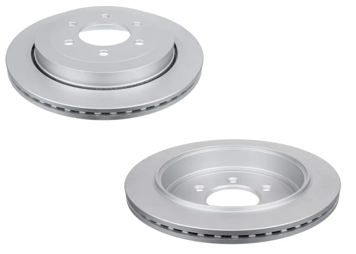 Rr Geo Coated Disc Rotors Brake Pads Parking Shoes For Ford Expedition 2007-2017 2