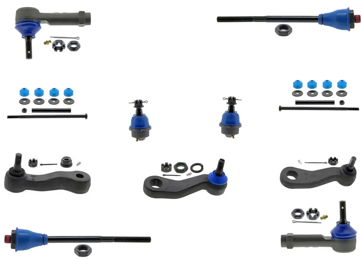 Greaseable Upper Control Arm Ball Joint Out Tie Rod For Chevy Silverado 01-10 2