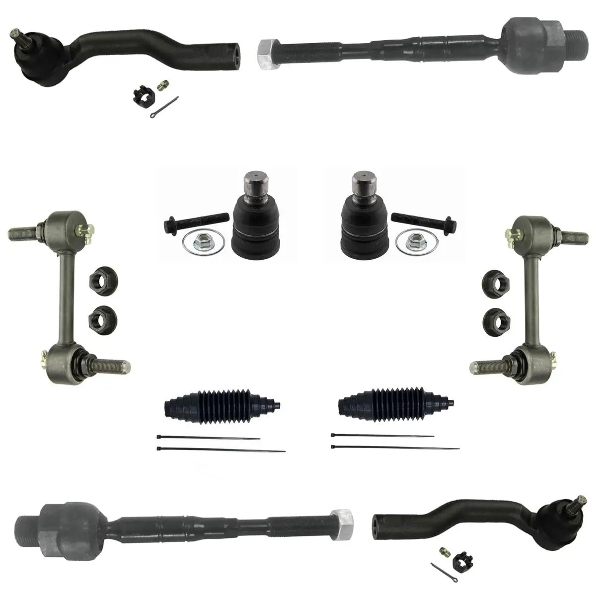Ball Joints Tie Rods Stabilizer Links For Ford Edge 2007 2010 2011 2012 2014 1