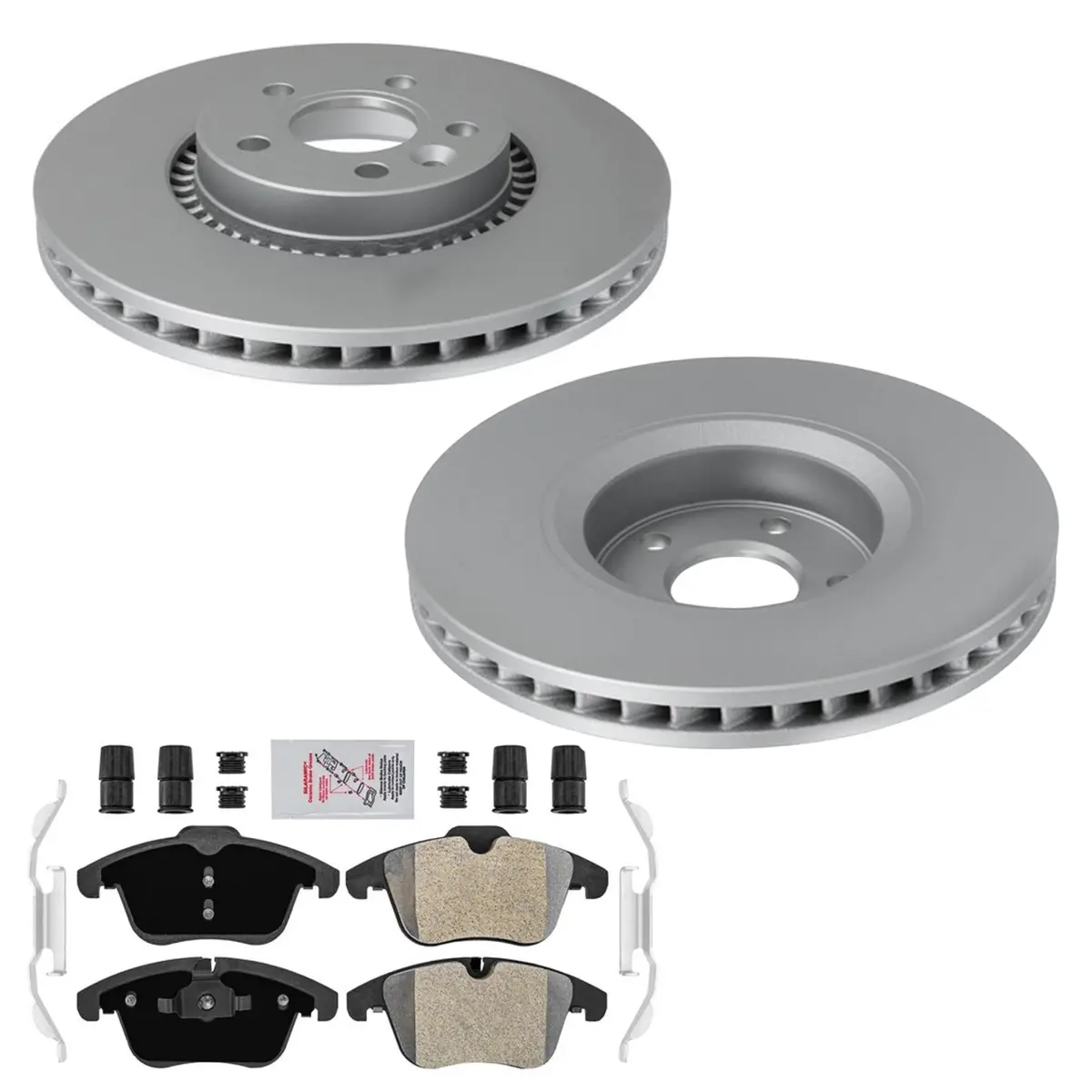 316Mm Front Disc Brake Rotors & Brake Pads For Volvo S80 2007 2009 2013 2016 1
