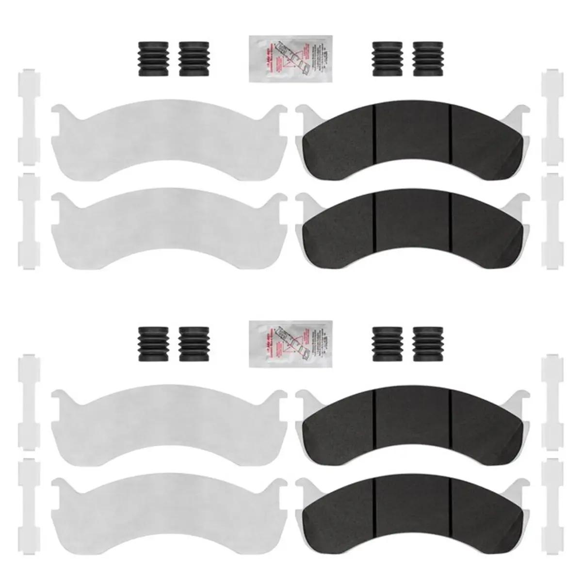 Upgraded Front & Rear Galvanized Fleet Pad For 6 Hole 66Mm Caliper International 1