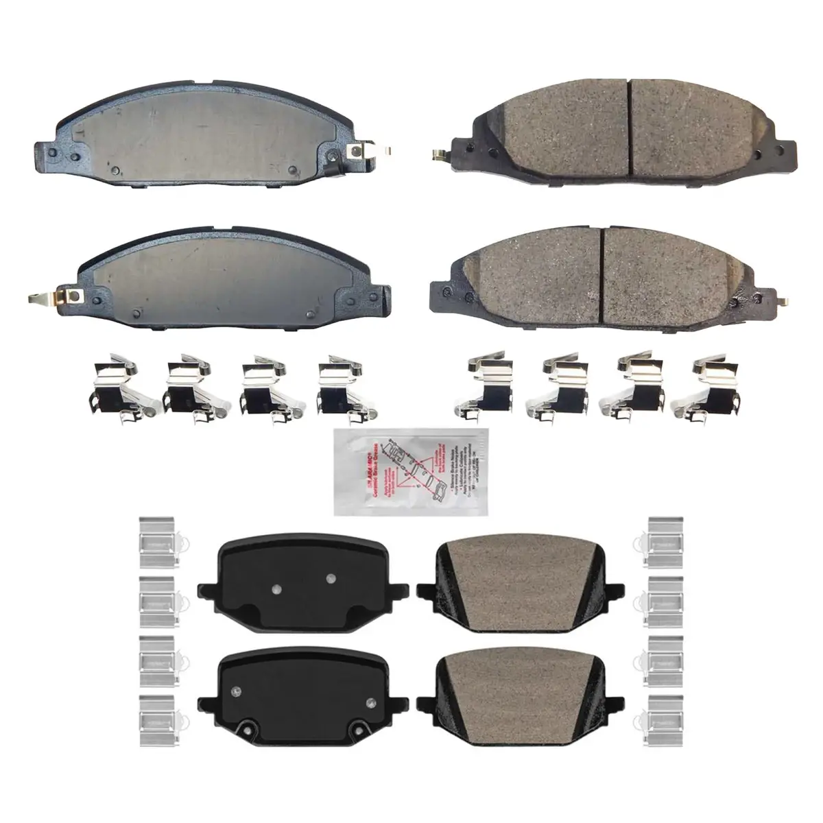 Ame Front & Rear Ceramic Brake Pad Set For Ford Mustang Ecoboost 2024 2025 1