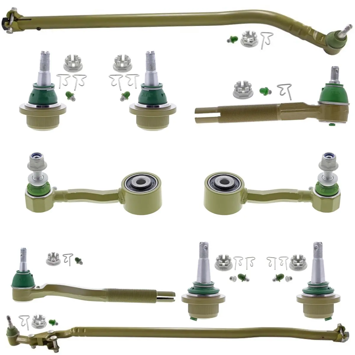 Ttx Front Tie Rod Drag Link Kit For Jeep Wrangler 19-25 With Dana 210 Wide Axle 1