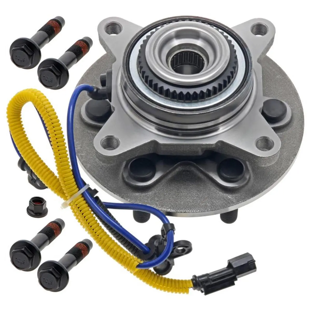 One Front Hub Bearing W/ Hardware For Ford F150 2018 2019 2020 4 Wheel Drive 1