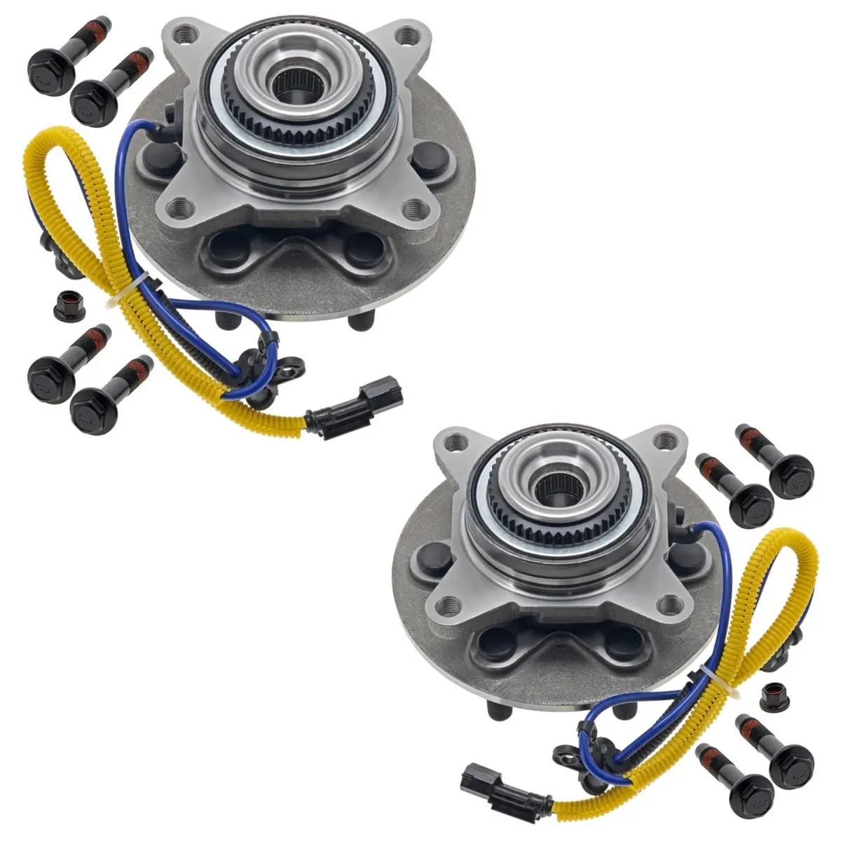 2 Front Wheel Hub Bearing W/ Hardware For Ford F150 2018-2020 4 Wheel Drive 1