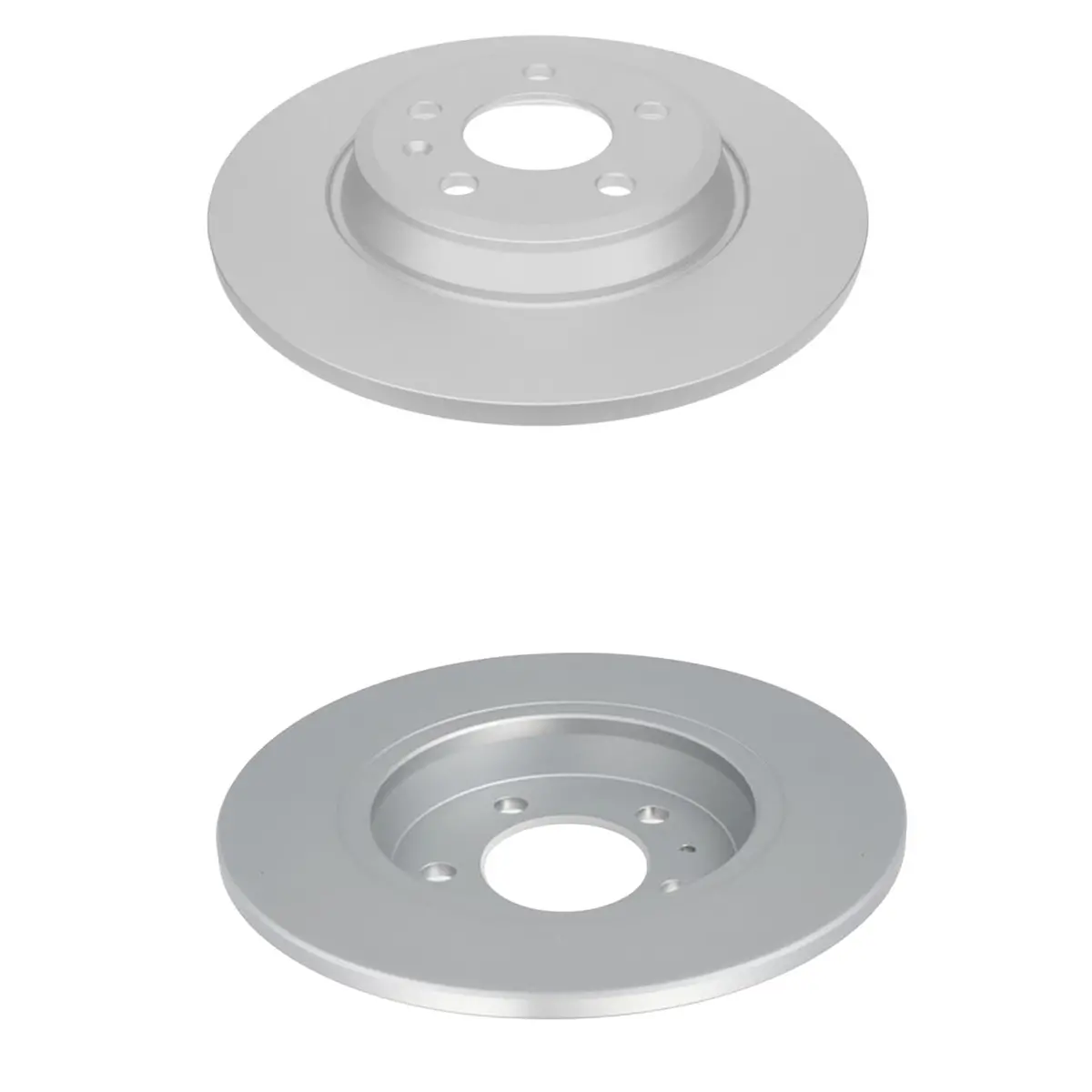 Rear Coated Disc Brake Rotors & Pads For Audi A4 Sedan 2017 2018 2019 2020 1