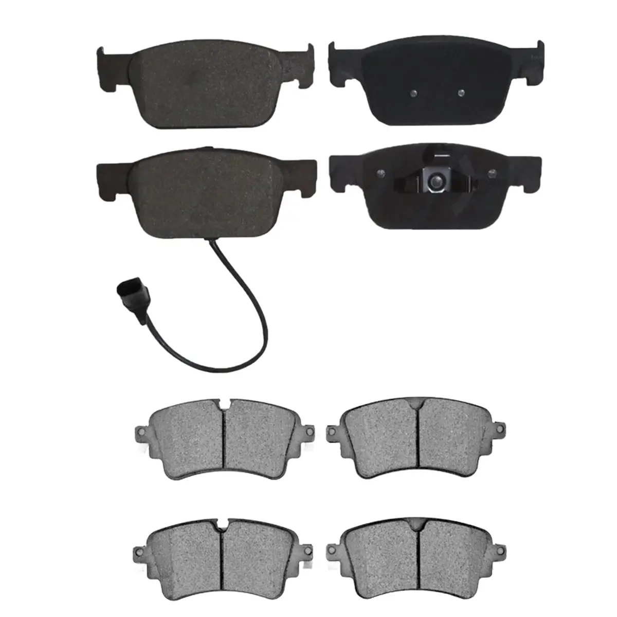 Front Rear Ceramic Disc Brake Pads For Audi A4 Sedan 2017 2018 2019 2020 1