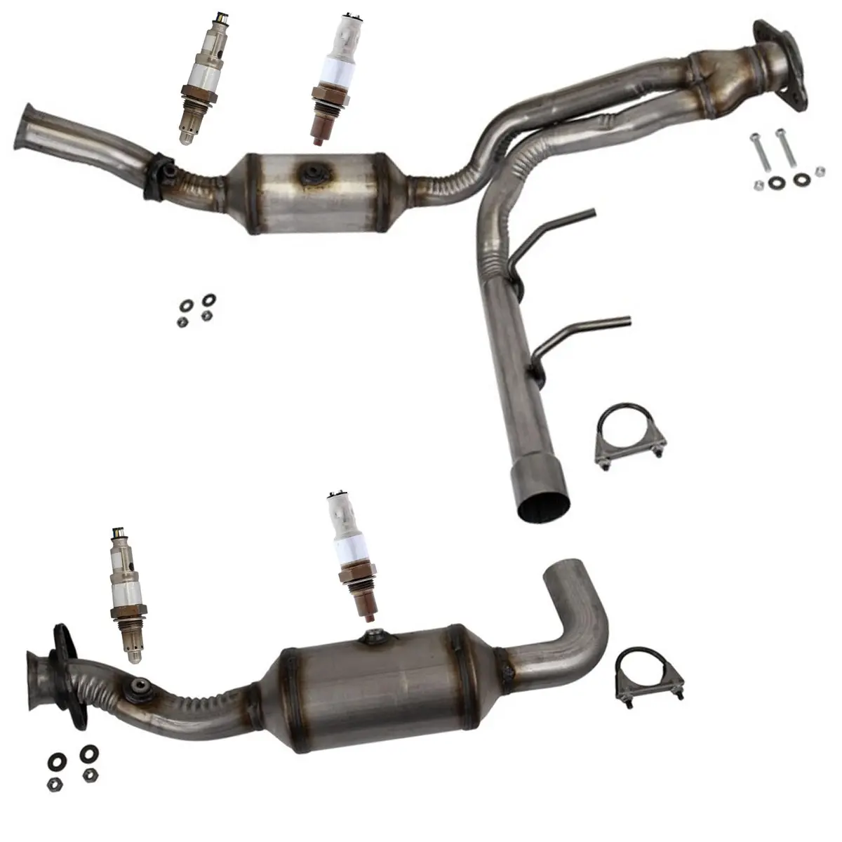 Front Left & Right Catalytic Converters For Ford F150 2018 2019 2020 3.3L V6 1