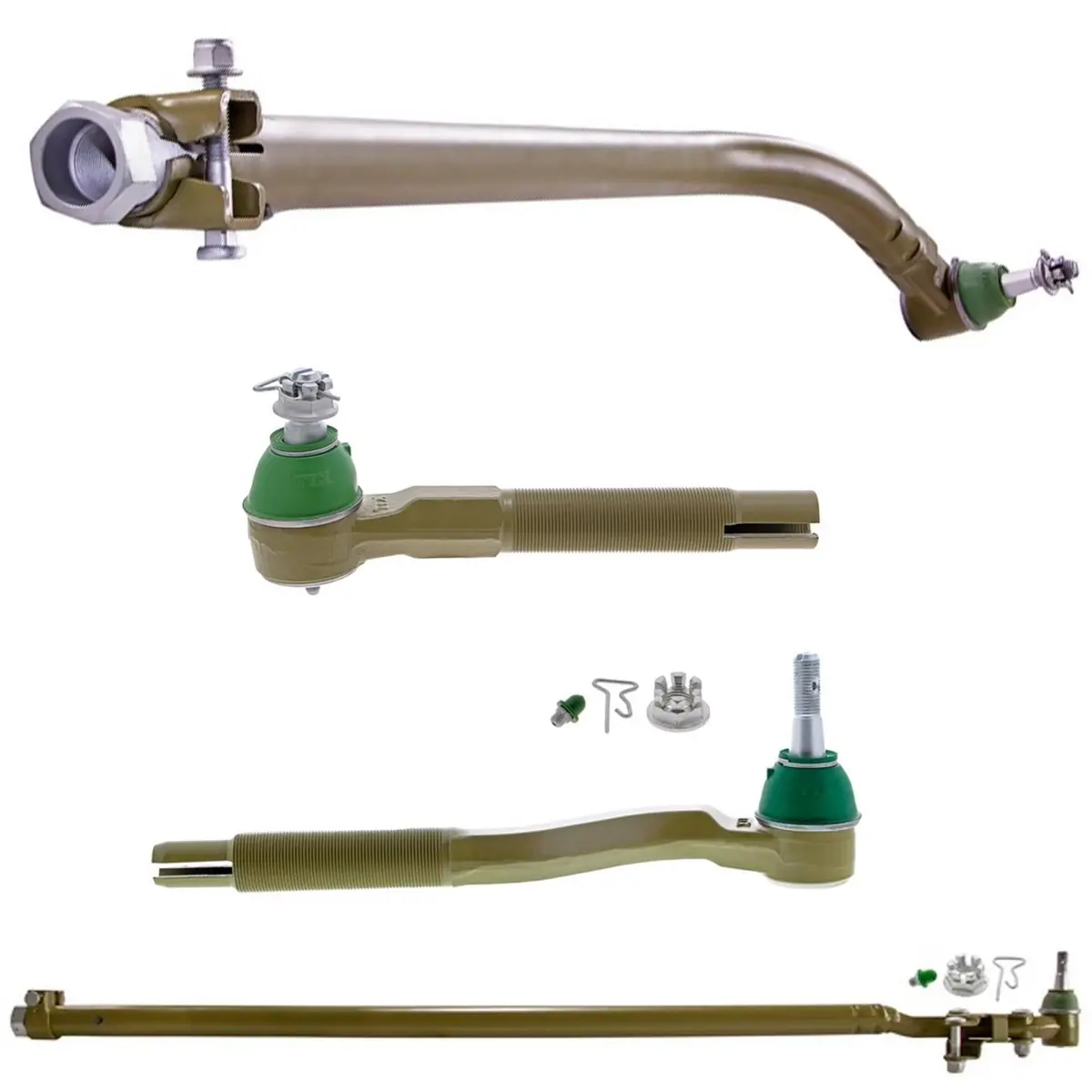 Ttx Front Tie Rod Drag Link Kit For Jeep Wrangler 19-25 W/O Dana 210 Wide Axle 1