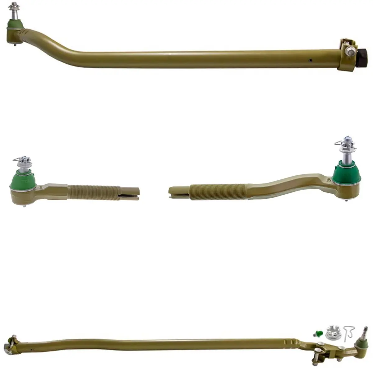 Ttx Front Tie Rod Drag Link Kit For Jeep Wrangler 19-25 With Dana 210 Wide Axle 1