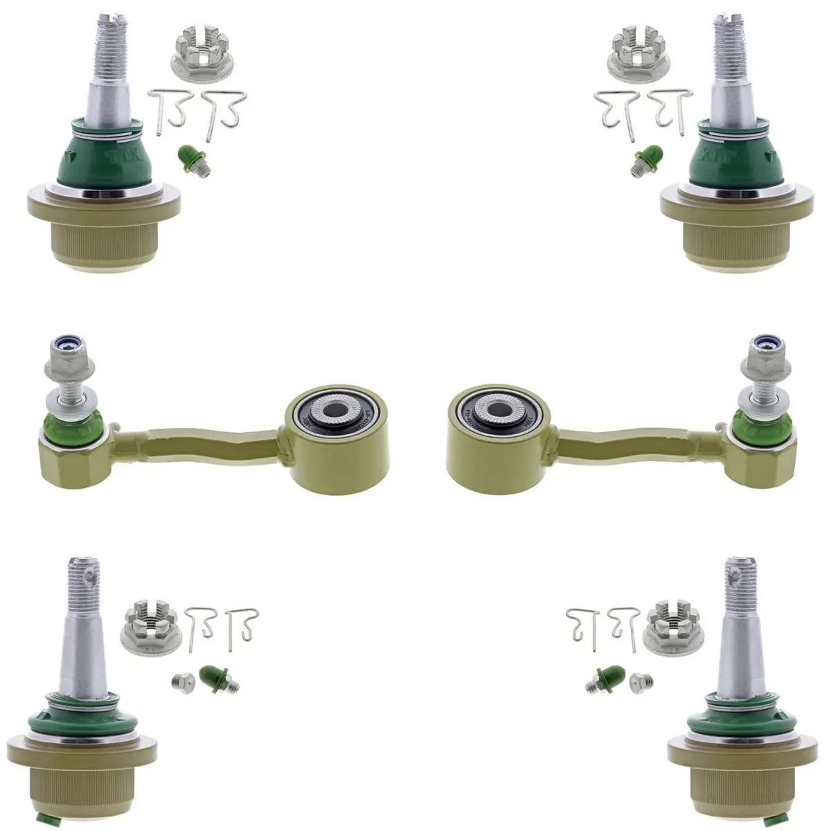 Ttx Front Upper Lower Ball Joints Sway Bar Links For Jeep Wrangler 2019-2025 1