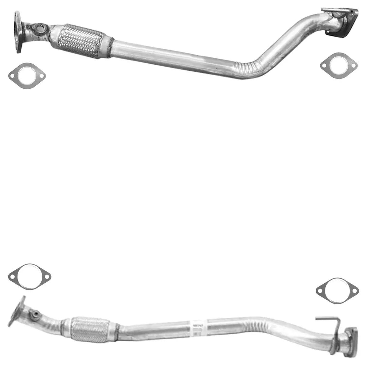 L&R Engine Flex Pipes For Hyundai Genesis 3.8L 4 Door Rear Wheel Drive 09-14 1