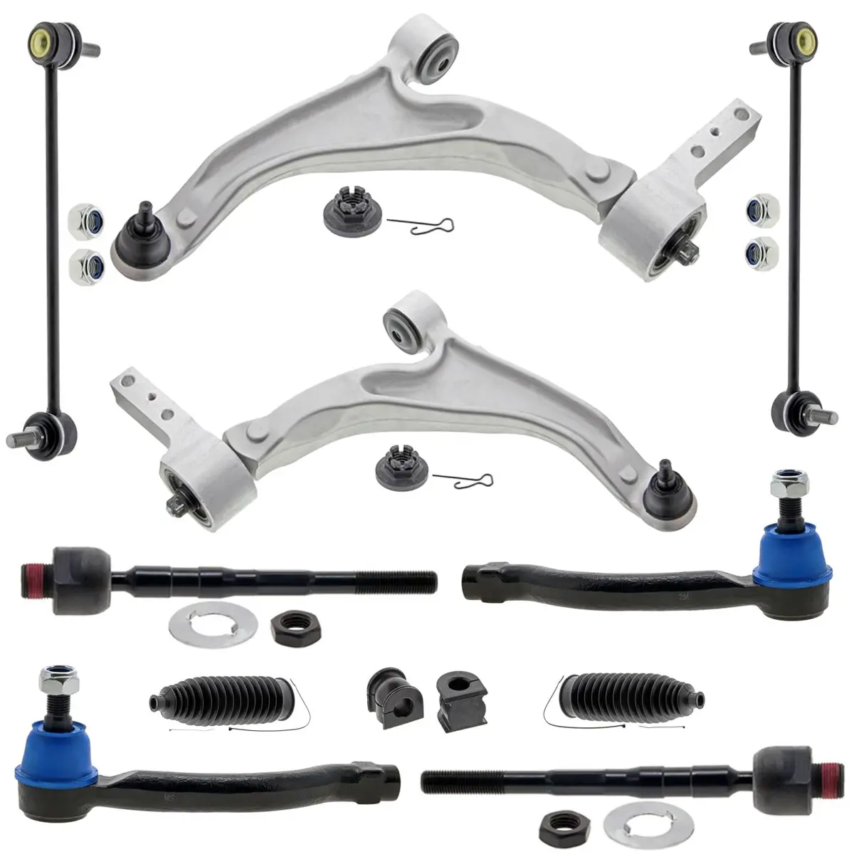Front Lower Ball Joints And Control Arms Tie Rods For Honda Pilot 2009 2012 2015 1