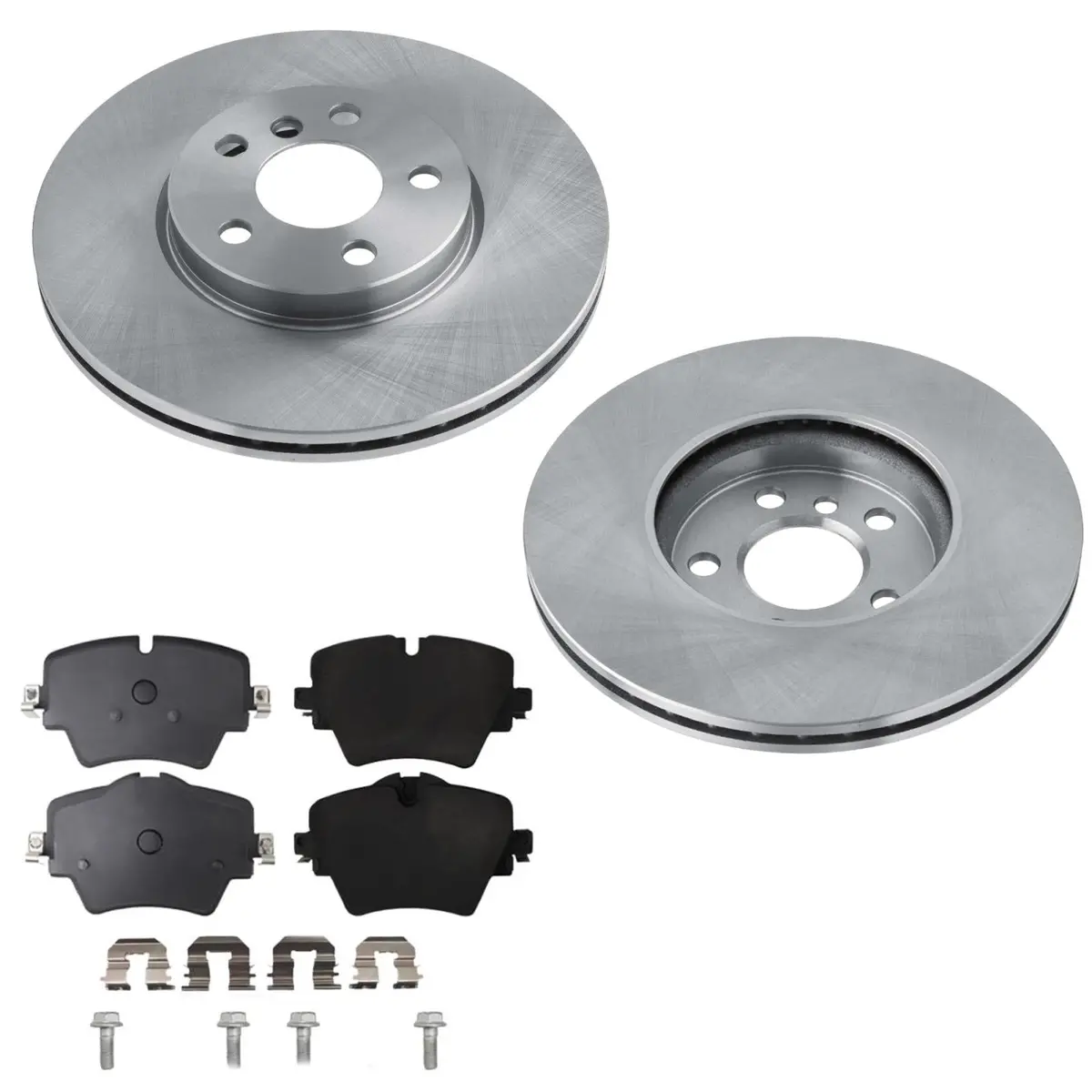Front Coated Disc Brake Rotors & Eps Brake Pads For Mini Cooper S 2022 2023 2024 1