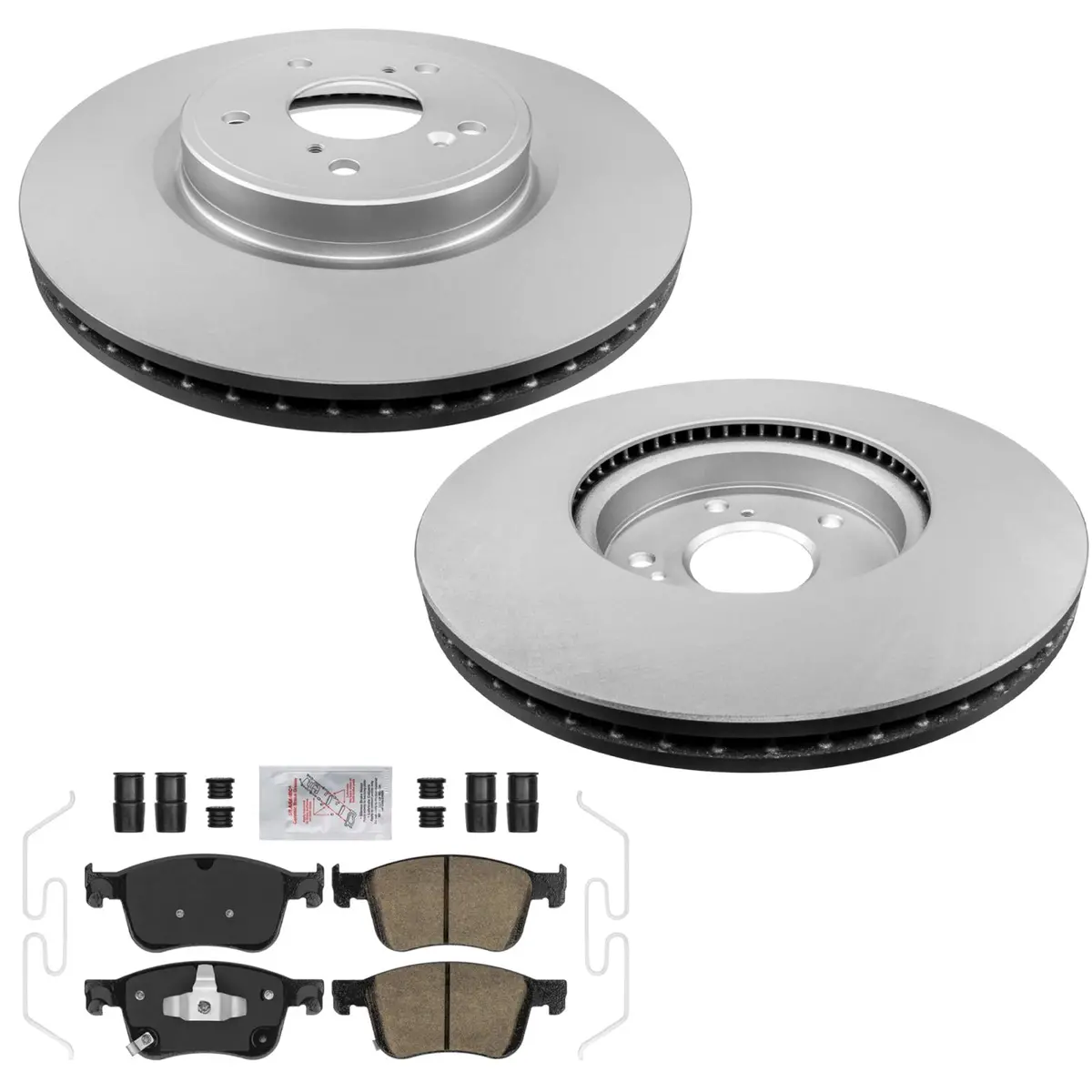 Ft Improved Coated Disc Brake Rotors Brake Pads For Honda Accord Touring 18-22 1