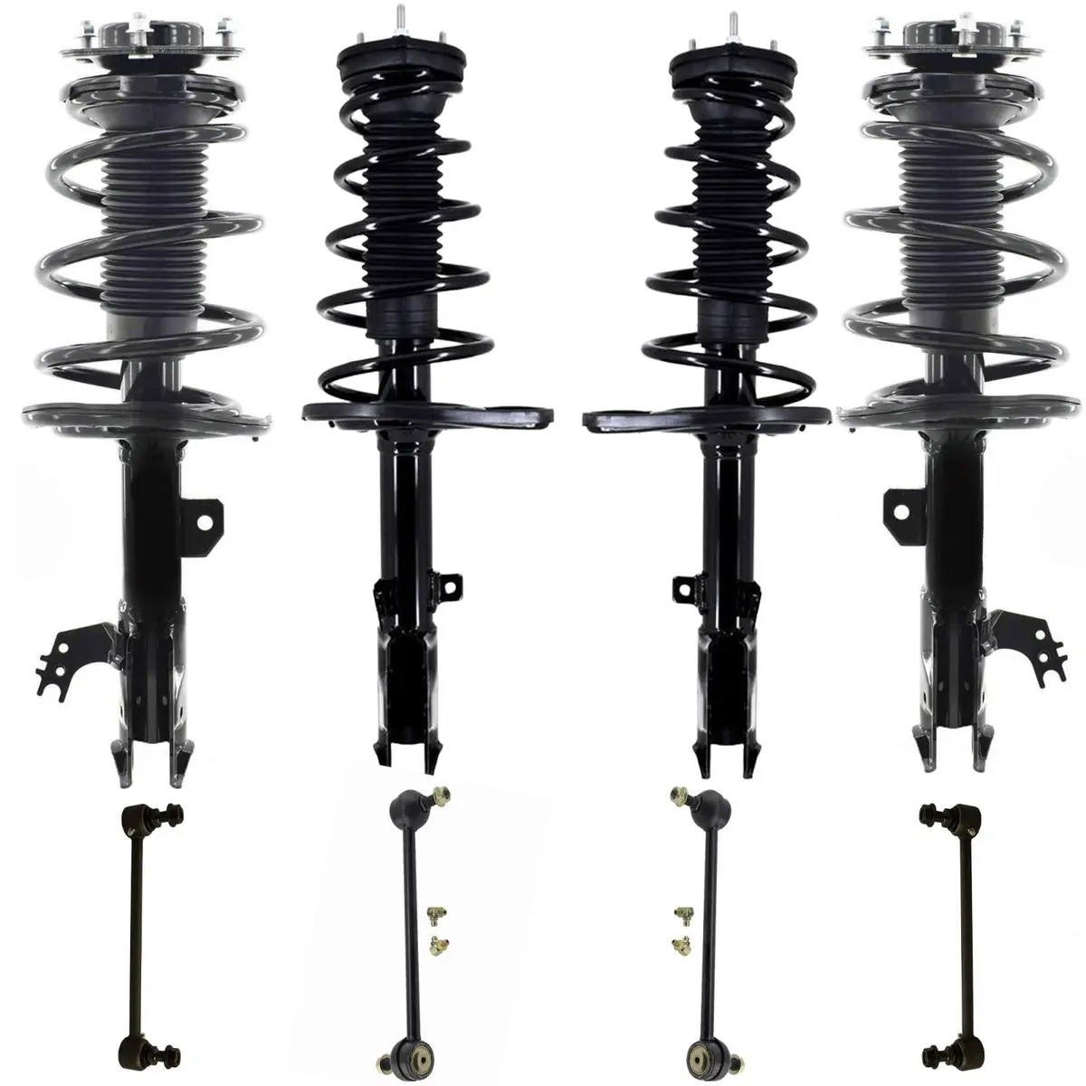 Frt & Rr Coil Spring Struts Sway Bar Links For Toyota Avalon 2016-2018 Limited 1