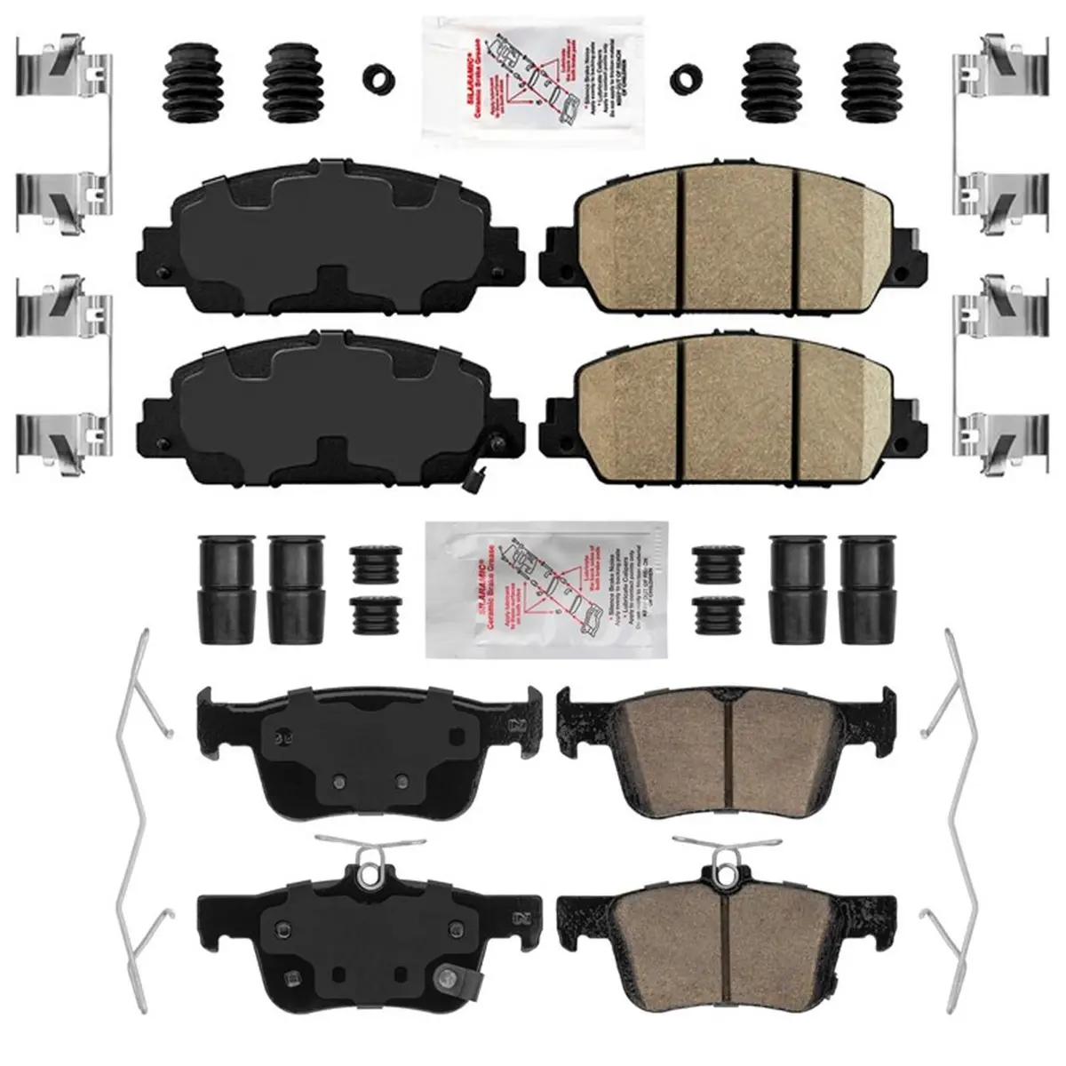 Front And Rear Ame Ceramic Disc Brake Pads For Honda Accord Ex Lx 2023 2024 2025 1