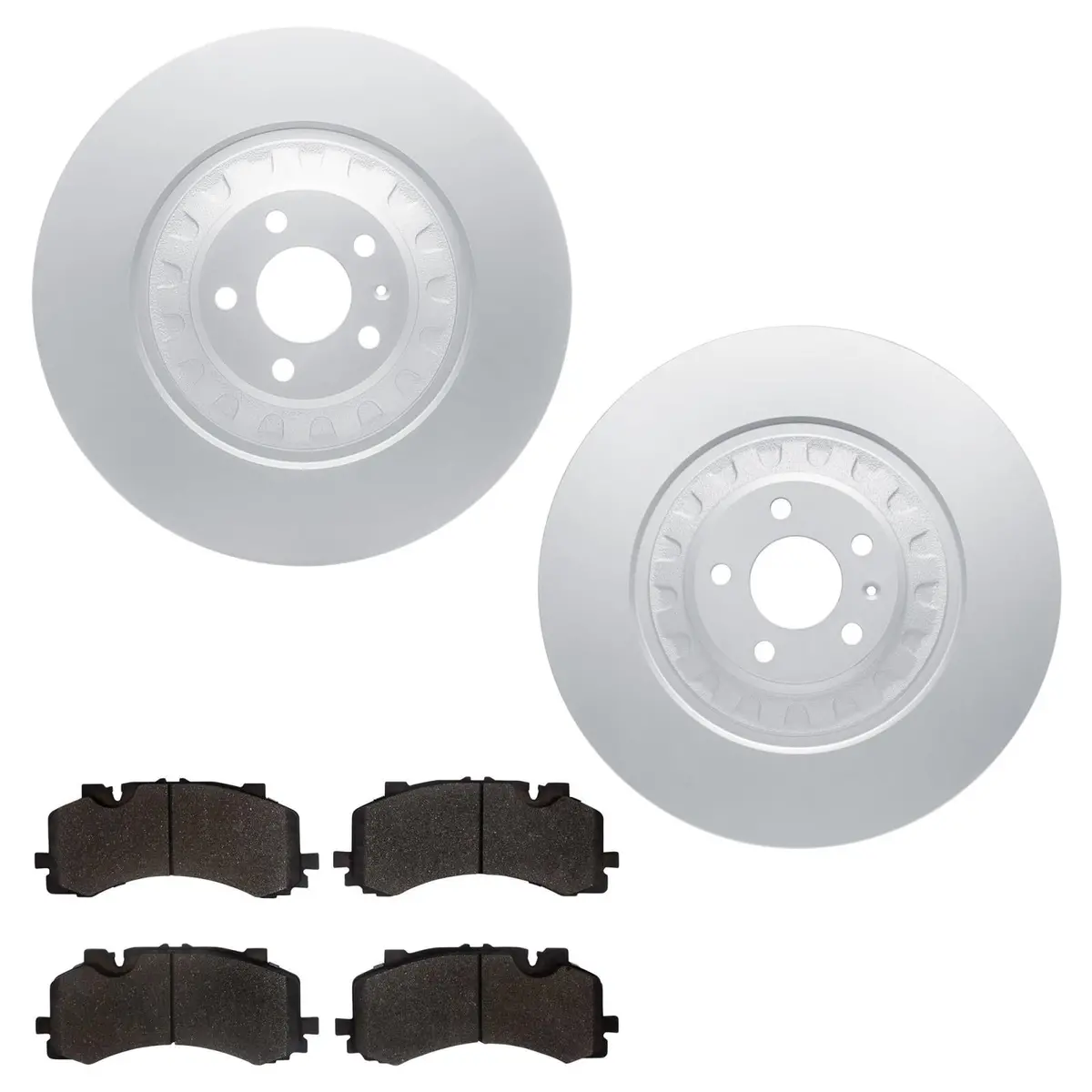 Front Geo Coated Rotors & Eps Brake Pads For Audi Sq7 Sq8 2020 2022 2025 400Mm 1