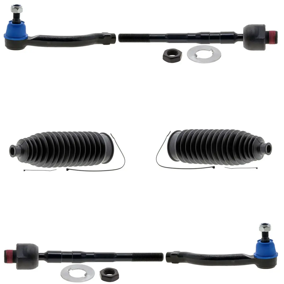 Inner And Outer Tie Rods Boots For Honda Pilot 2009 2010 2011 2012 2014 2015 1