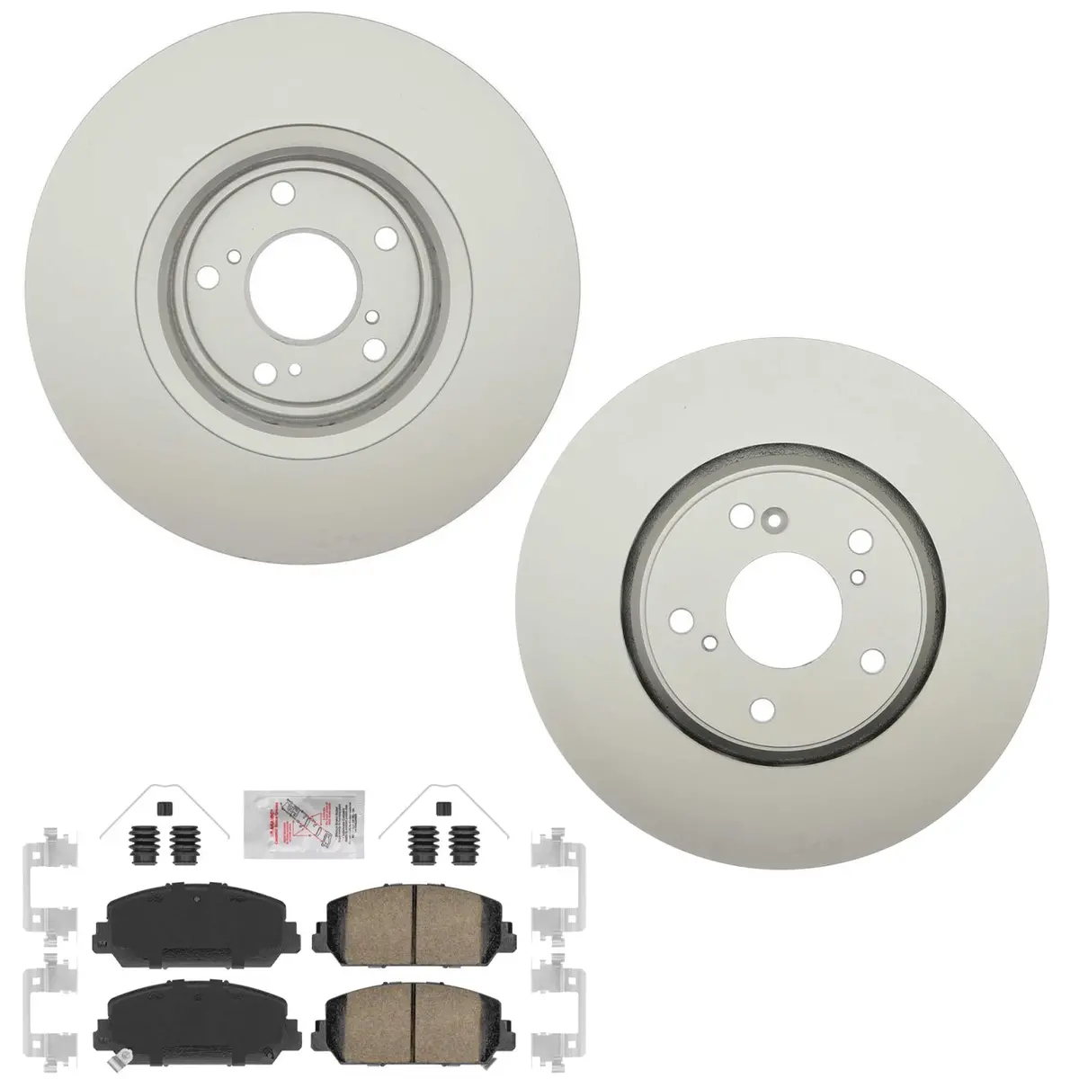 Front Improved Coated Disc Brake Rotors Brake Pads For Honda Civic Si 2017-2020 1