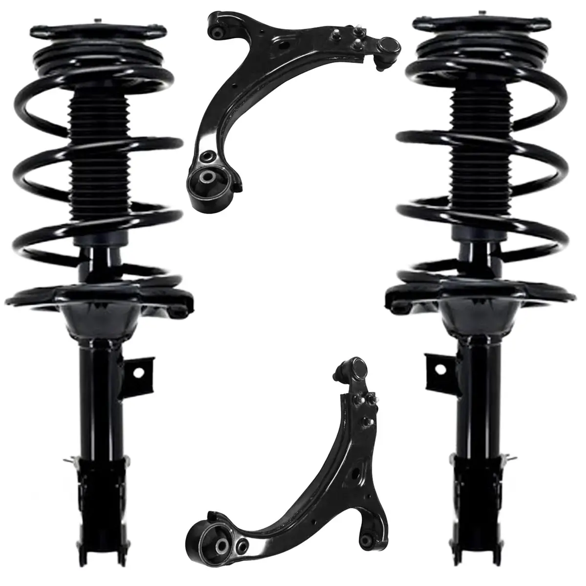 Frt Coil Spring Struts Control Arms Sway Bar Lnk For Hyundai Veracruz 2007-2012 2