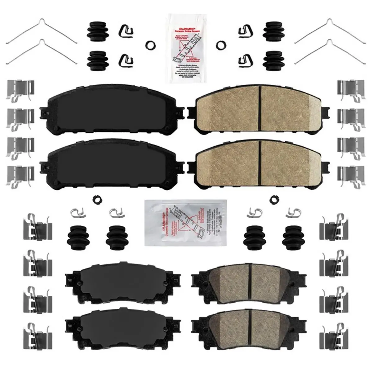 Front And Rear Ceramic Disc Brake Pads For Lexus Rx350 Rx450h Hl 2016 2021 2022 1