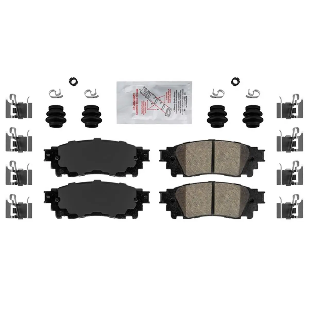 Rear Coated Disc Brake Rotors & Brake Pads For Lexus Rx350 Rx450h Hl 2016-2022 2