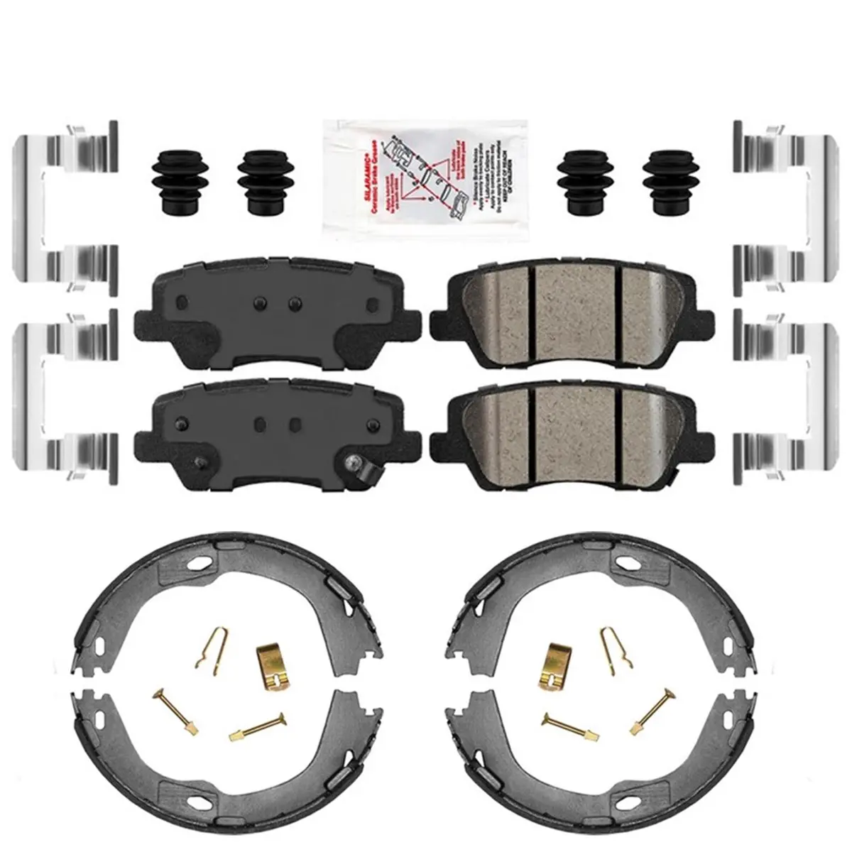 Rear Coated Disc Brake Rotors Brake Pads For Cadillac Ats 2013 2015 2018 2019 2