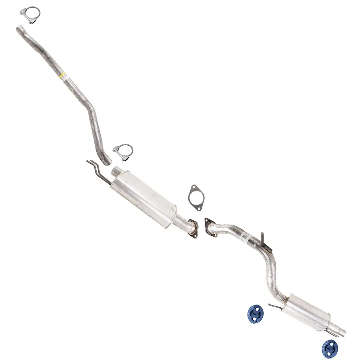 Weld On Muffler Resonator Exhaust For Front Wheel Drive Kia Sorento Ex Lx 16-20 1