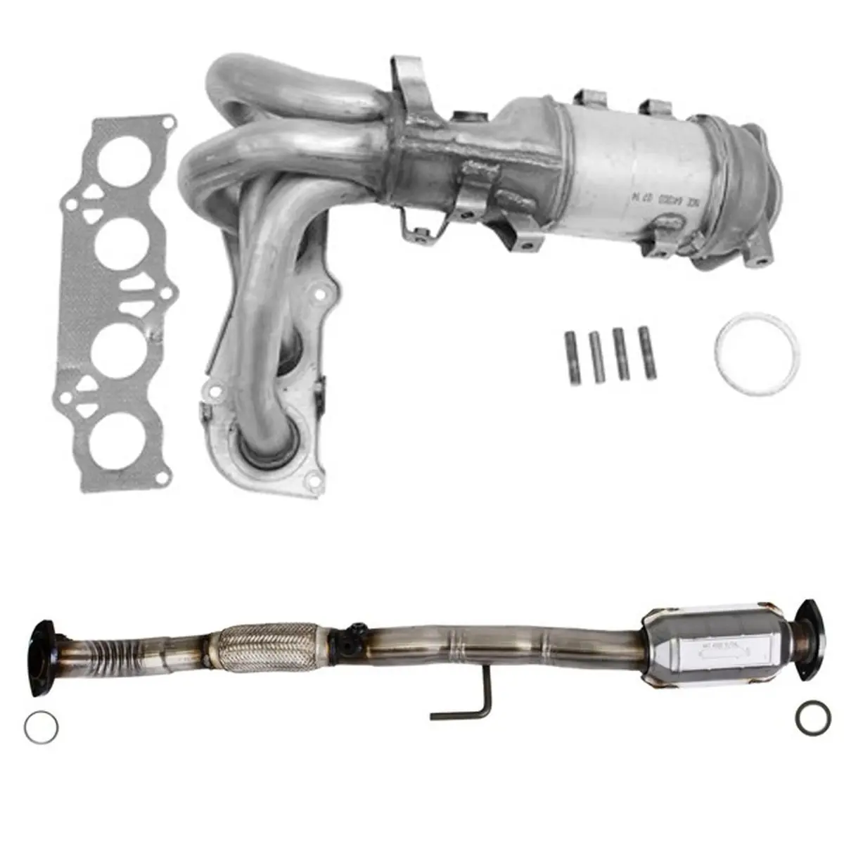 Manifold Catalytic Converter W Rear For Toyota Camry 07-09 2.4 W/ Ulev Emissions 1