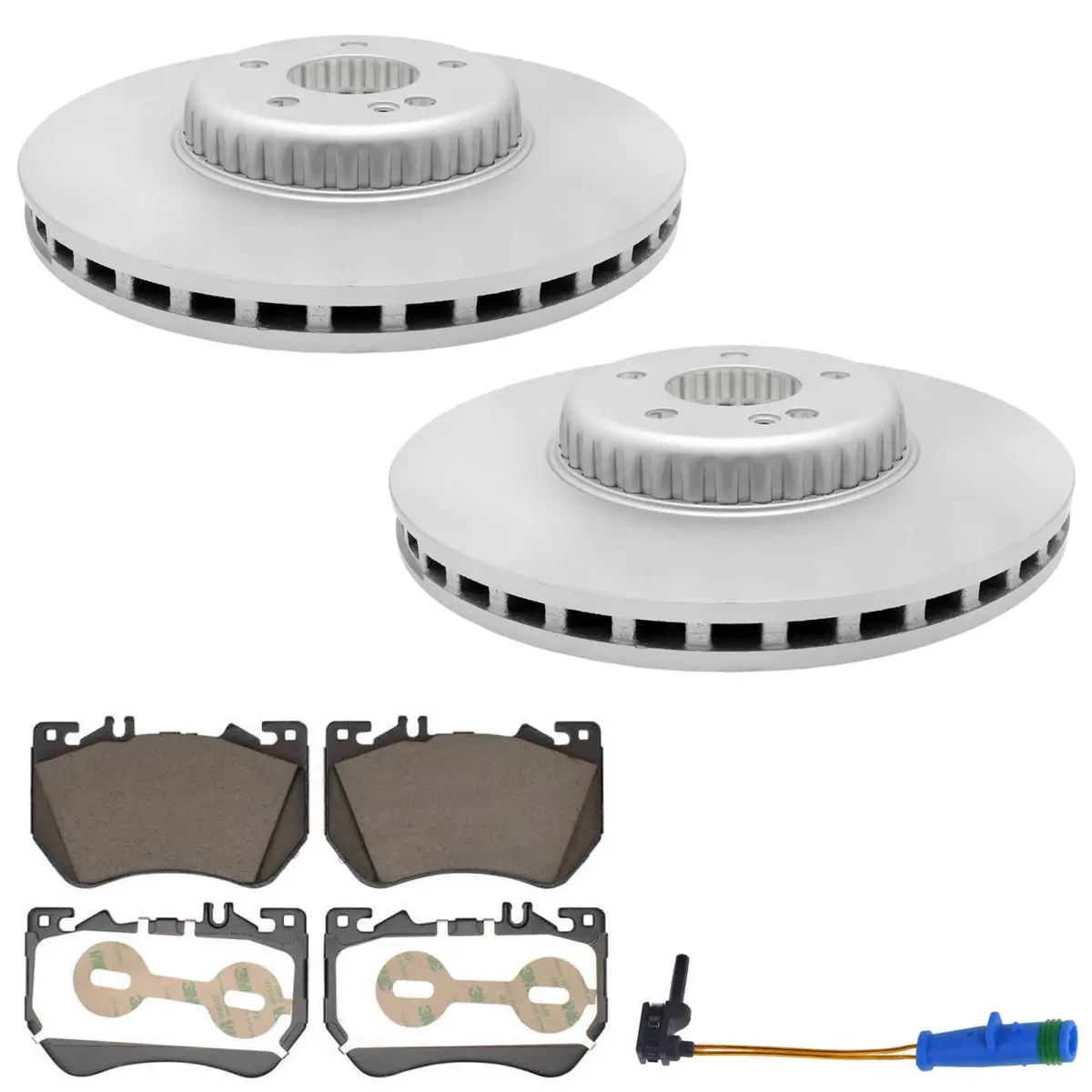 Front Disc Brake Rotors & Pads For Mercedes Benz C300 Amg Coupe Sport 2022-2023 1