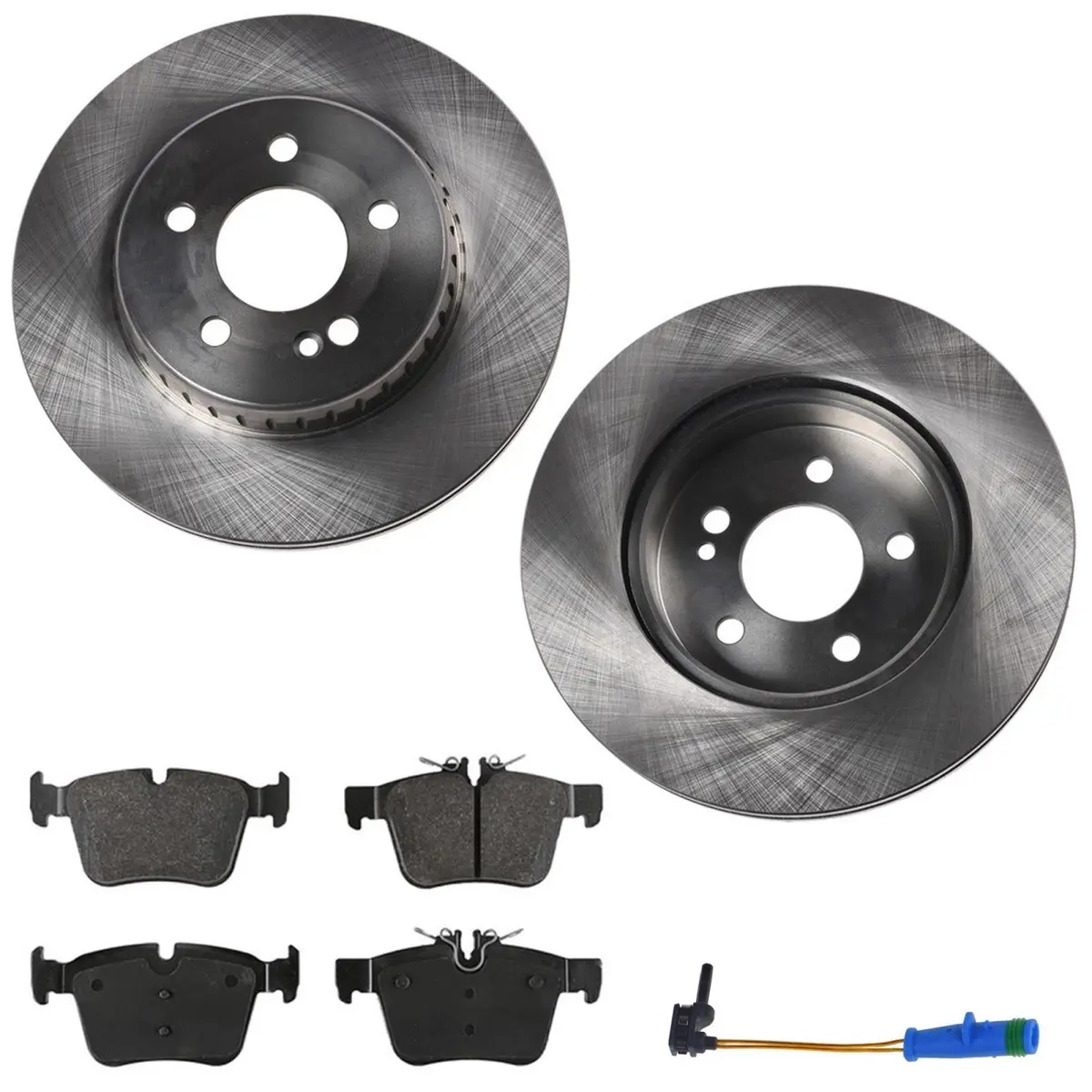 Rear Disc Brake Rotors Pad For Mercedes Benz C300 Amg Coupe Sport Package 22-23 1