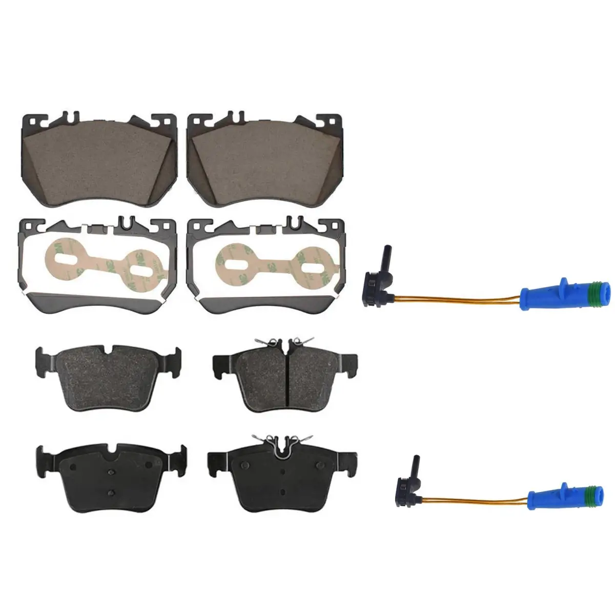 Front & Rear Disc Brake Pad For Mercedes Benz C300 Amg Coupe Sport Package 22-23 1