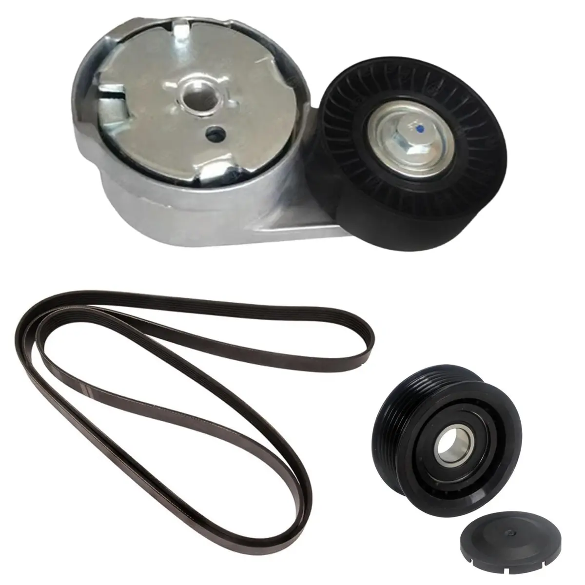 Belt Tensioner Pulley Serpentine Eng Belt For Chrysler Town & Country Van 11-16 1