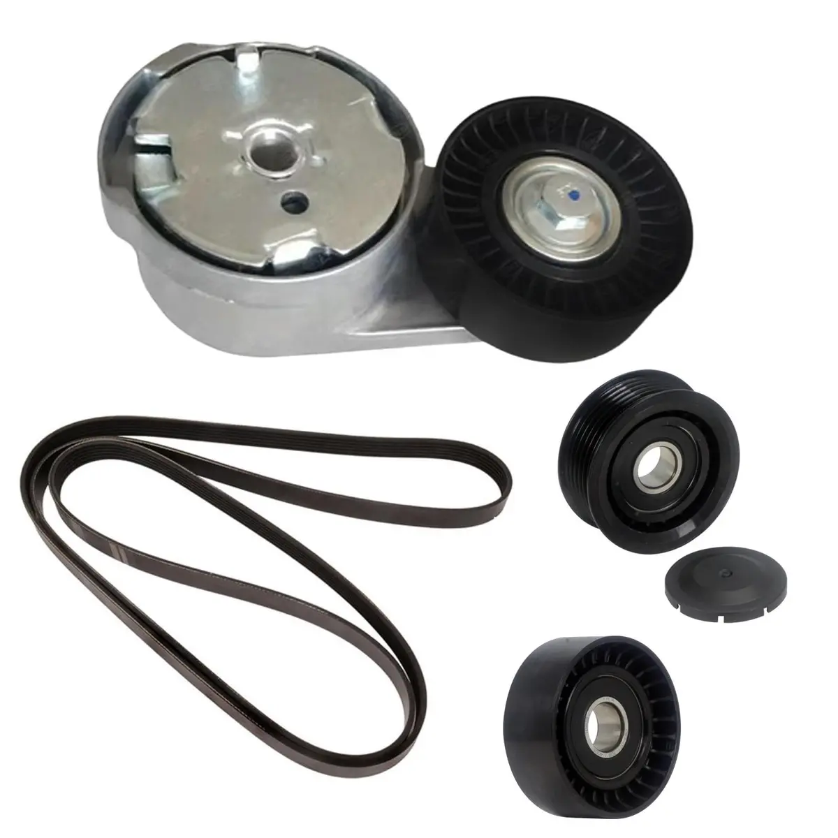 Belt Tensioner Pulley Engine Belt For Ram Promaster Van 1500 3.6L W/O A/C 14-21 1